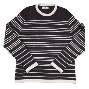 Vintage 2014 Stone Island Stripe Patch Sweater - L