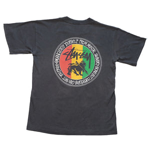 Vintage RARE Stussy Feelin' Irie Made In USA Single Stitch T-Shirt - L