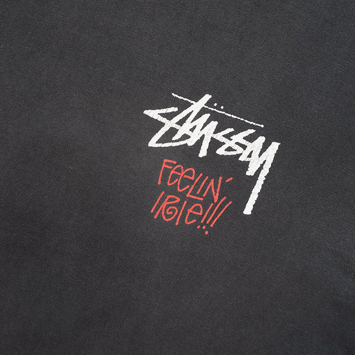 Vintage RARE Stussy Feelin' Irie Made In USA Single Stitch T-Shirt - L