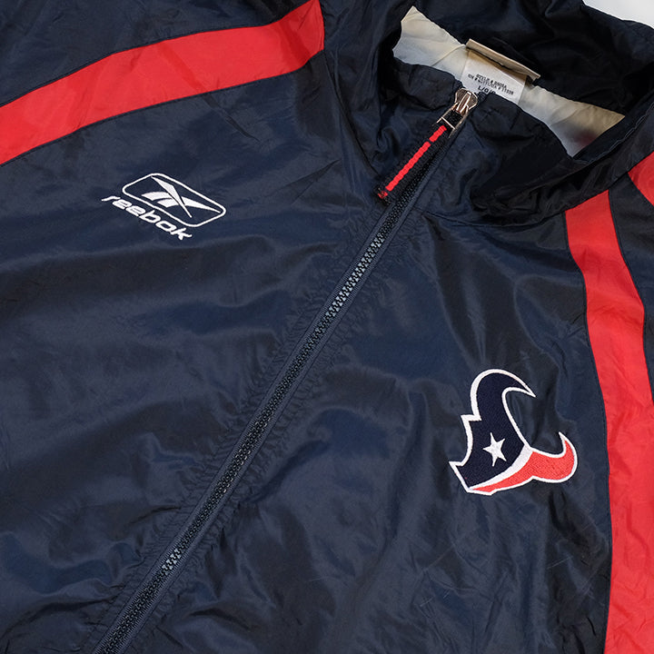 Vintage Houston Texans Logo Windbreaker Jacket - L