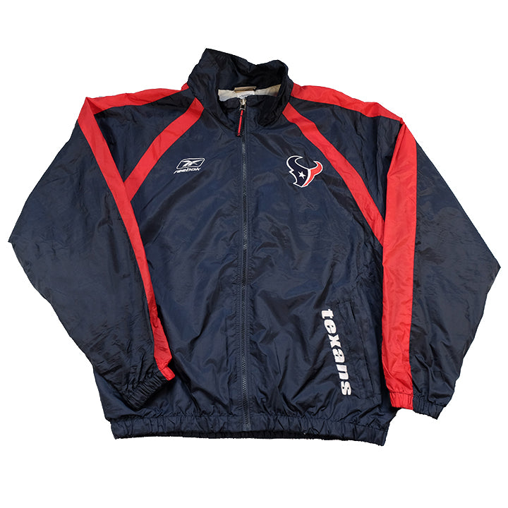 Vintage Houston Texans Logo Windbreaker Jacket - L