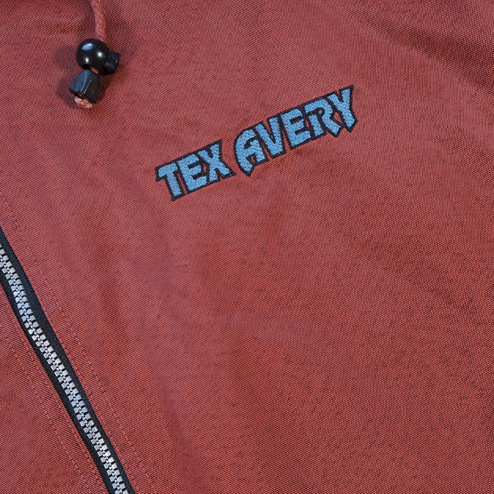 Vintage 1996 Tex Avery Droopy Dog Fleece Lines Jacket - XL