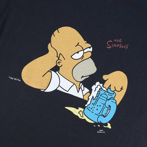 Vintage 1999 The Simpsons Homer Single Stitch T-Shirt - M