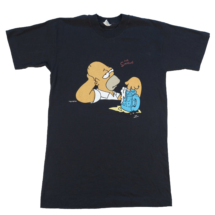 Vintage 1999 The Simpsons Homer Single Stitch T-Shirt - M