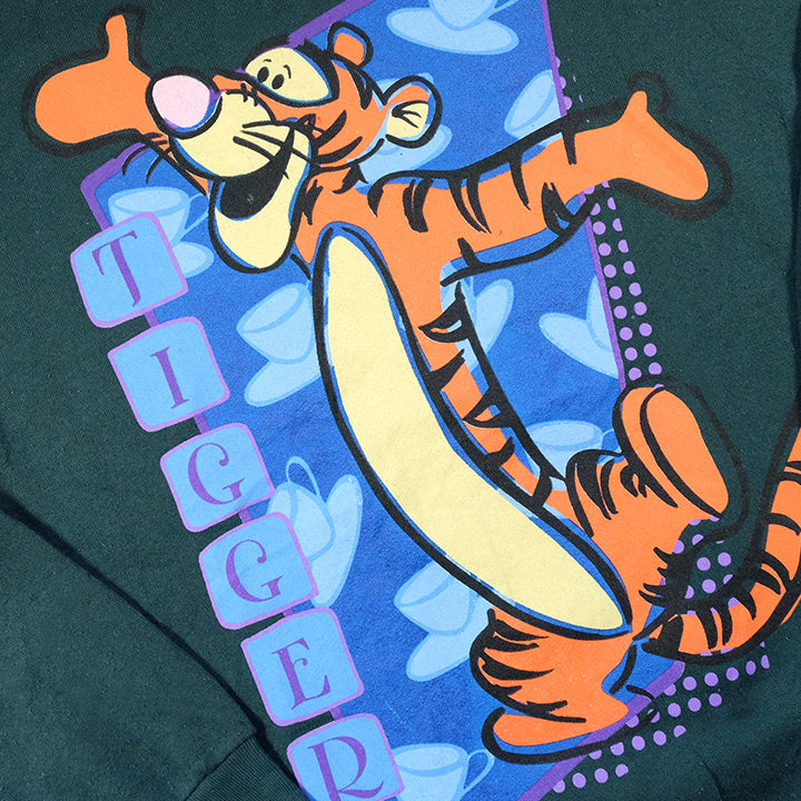 Vintage Tigger Big Graphic MADE IN USA Crewneck - M