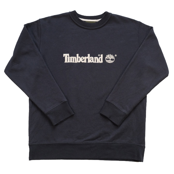 Vintage Timberland Big Embroidered Spell Out Crewneck - M
