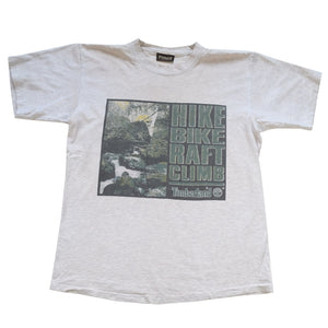 Vintage Timberland Hike Bike Raft Climb T-Shirt - L