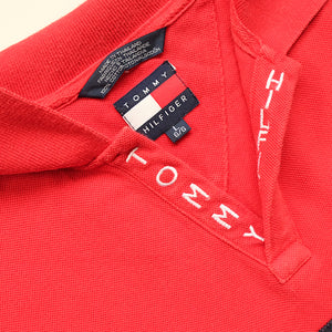 Vintage RARE Tommy Hilfiger Embroidered Script Spell Out Big Flag - L