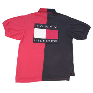 Vintage RARE Tommy Hilfiger Big Flag Shirt - L