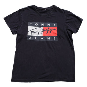 Vintage Tommy Hilfiger Big Flag T-Shirt - S