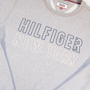 Vintage Tommy Hilfiger Spell Out Crewneck - L