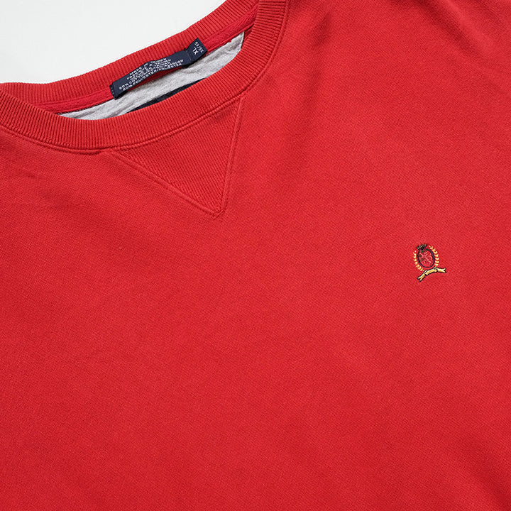 Vintage Tommy Hilfiger Lion Crest Logo Crewneck - XL