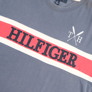 Vintage Tommy Hilfiger Embroidered Spell Out T-Shirt - XL