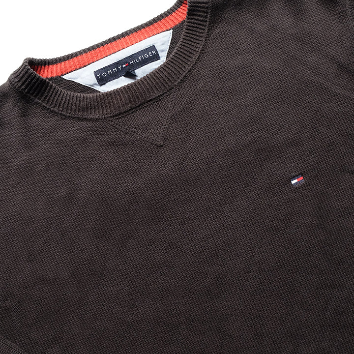 Vintage Tommy Hilfiger Logo Sweater - L