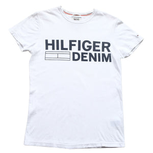 Vintage Tommy Hilfiger Spell Out T-Shirt - S