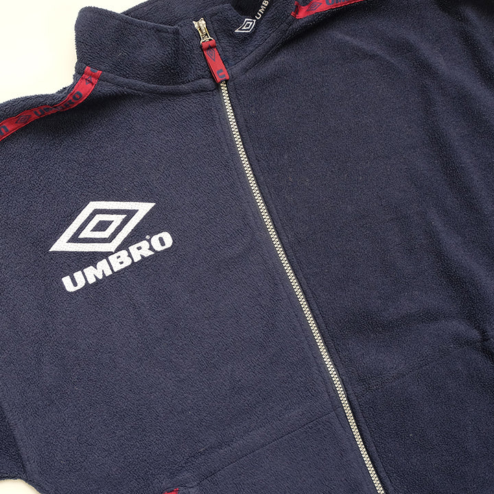 Vintage Umbro Big Embroidered Logo Fleece - L