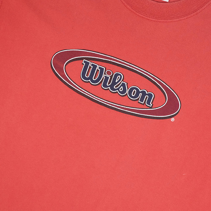 Vintage Wilson Spell Out Made In USA T-Shirt - L