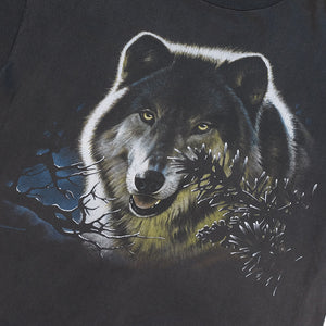 Vintage Wolf Graphic Single Stitch T-Shirt - XL/XXL