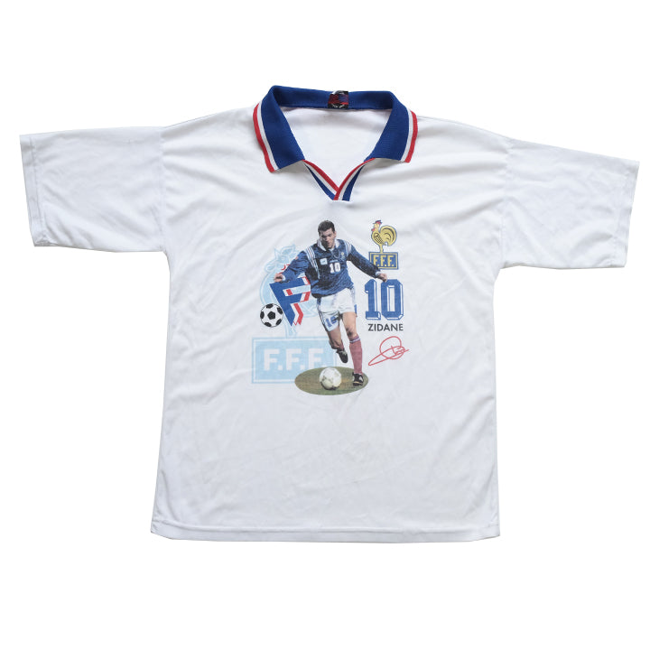 Vintage 90s Zidane Graphic Jersey - M