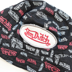 Vintage Von Dutch All Over Bucket Hat - M