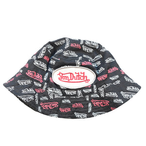 Vintage Von Dutch All Over Bucket Hat - M